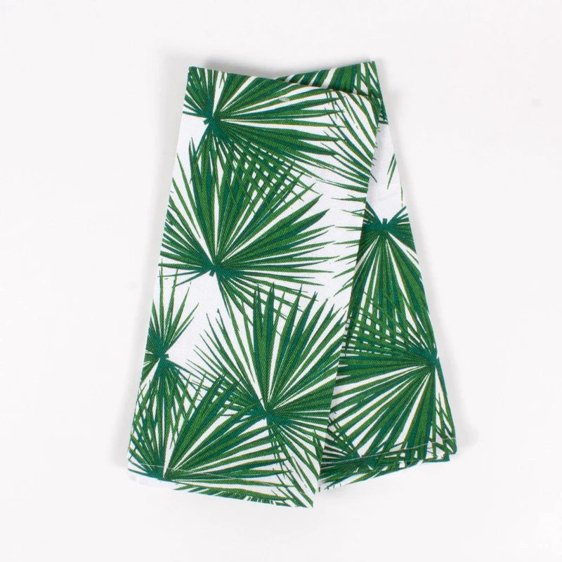 S/2 Palm Leaves Kitchen Towels
