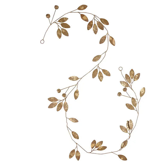 Metal Gold Vine Garland