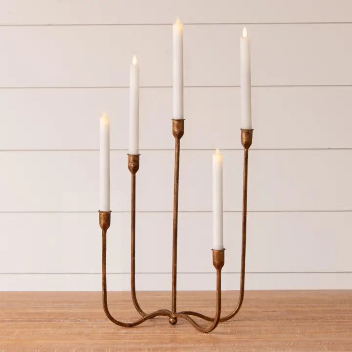 Hand Forged Metal Candelabra