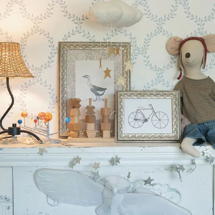 Single Goose Framed Antique Art