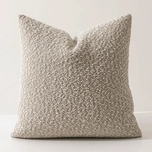 Textured Bouclé-Style Pillow