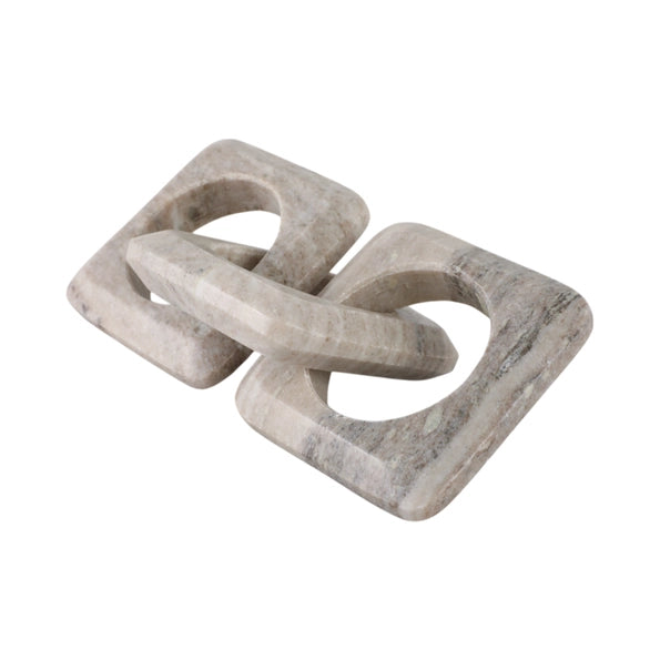 Ivory Marble 3-Link Chain