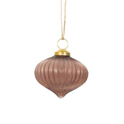 Brown Glass Ornament Collection