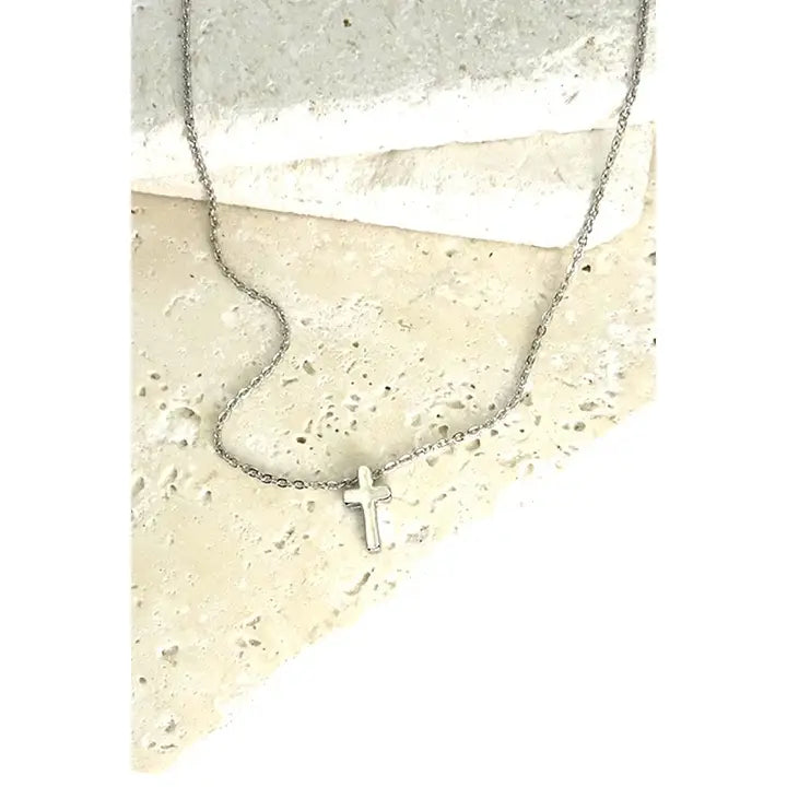 Classic Mini Cross Necklace