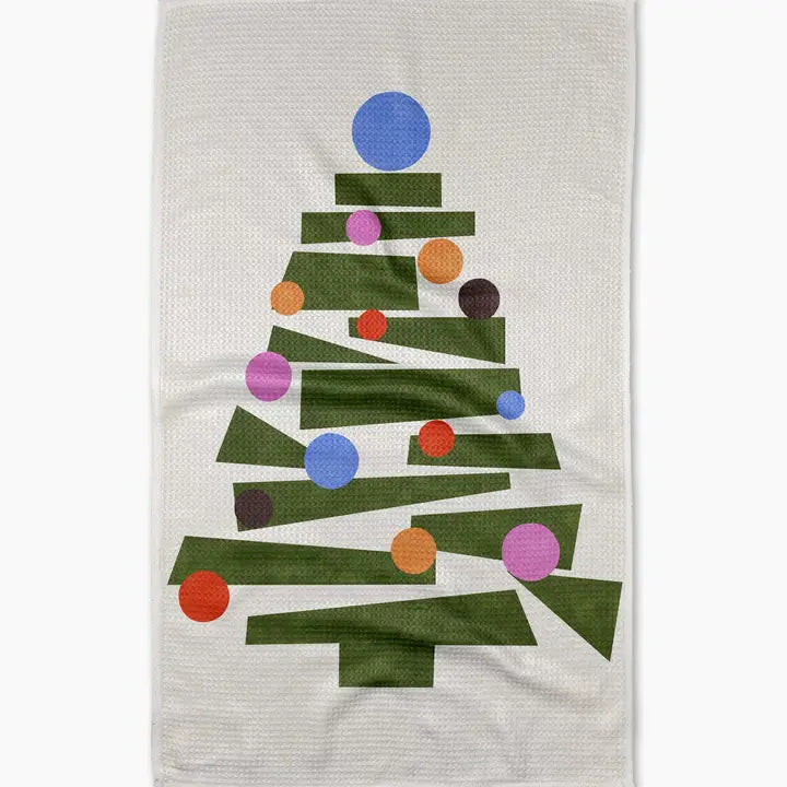 Holiday Geometry Kitchen Towels