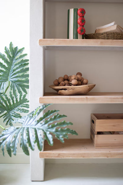Textured Arched Shelving Unit