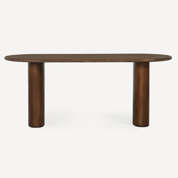 Ovale Solid Wood Dining Table