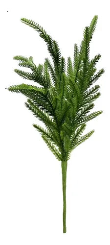 Faux Norfolk Pine Green Stem Pick