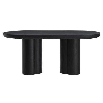 Cas Black Concrete Dining Table