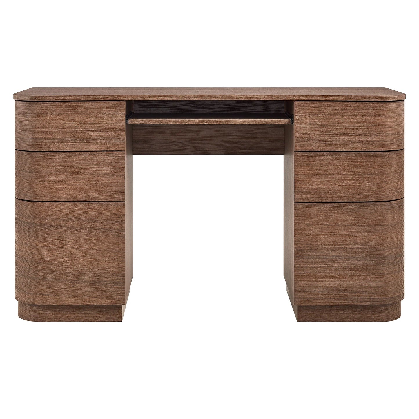 Mirae 6-Drawer Curved Office Desk