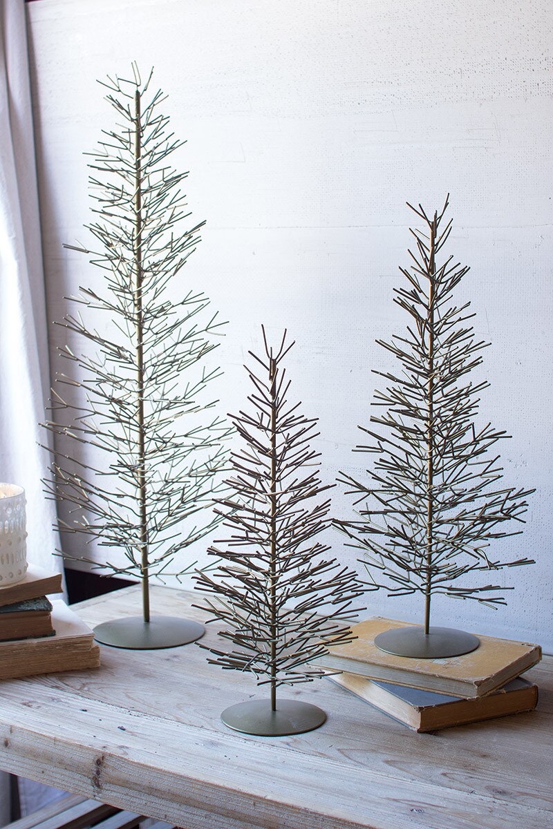Antique Brass Wire Tree Collection