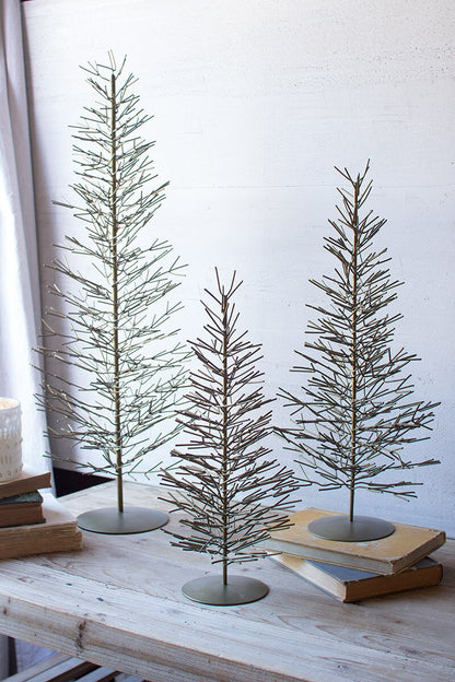 Antique Brass Wire Tree Collection