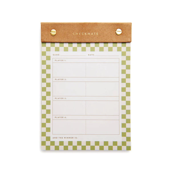 Game Score Pad- Check Mate