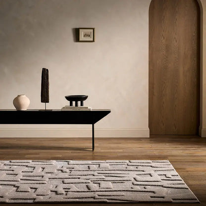 Abstract Textured Rug