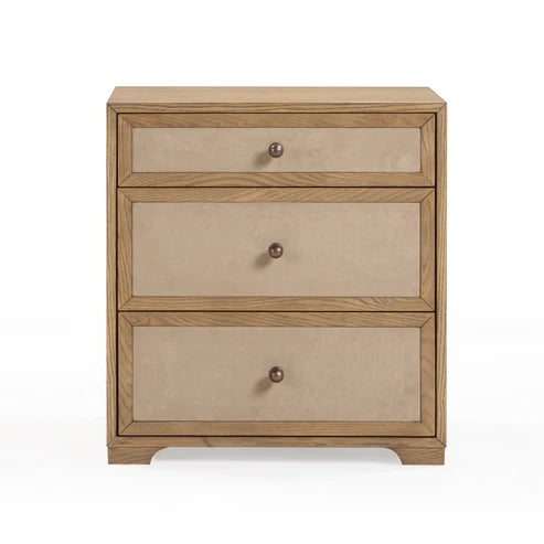 Laurentis Suede Nightstand
