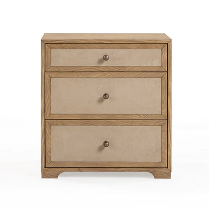 Laurentis Suede Nightstand