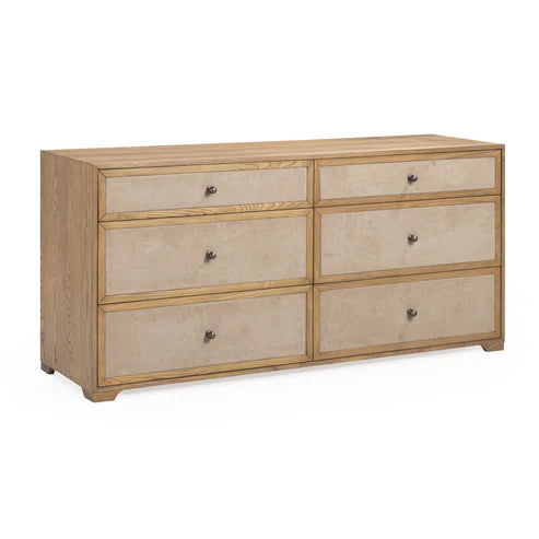 Laurentis Suede Wood Dresser