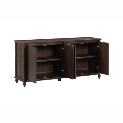 Mila 76" Dark Brown Sideboard