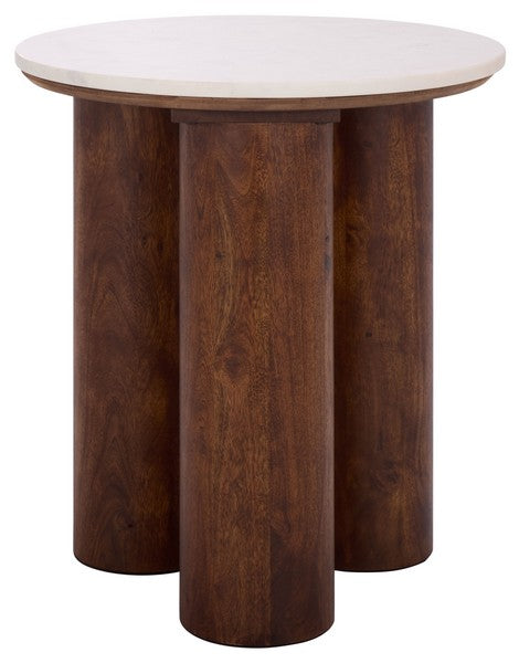 Soniaclara Marble Top Round Accent Table