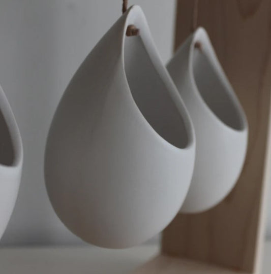 Tear Drop Ceramic Hanger