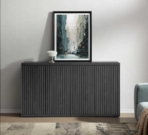 Fluted Storage Cabinet