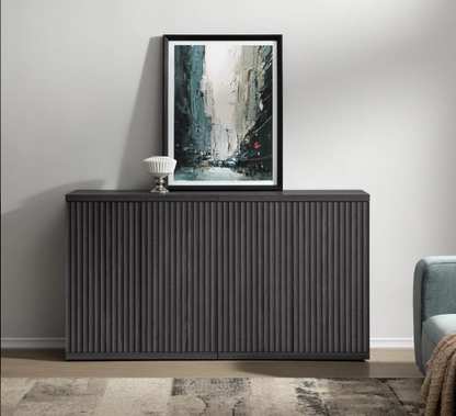 Fluted Storage Cabinet