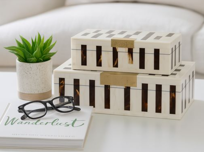 S/2 Chloe Storage Boxes