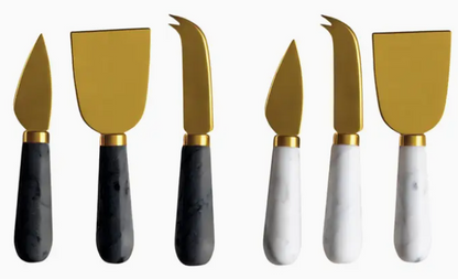 Marble Cheese Knife Set