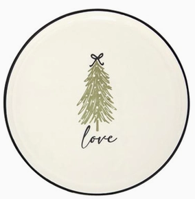 Ceramic Holiday Appetizer Plates