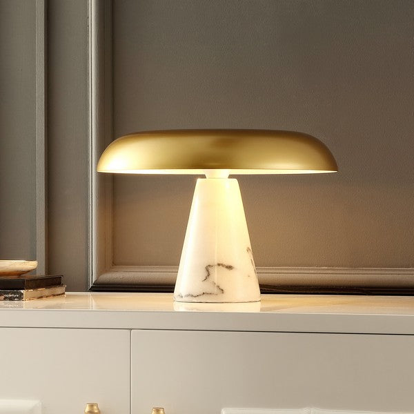 Brass Marble Table Lamp