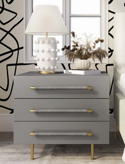 Trident Nightstand Grey