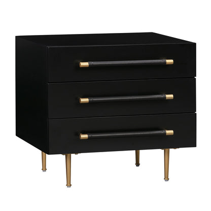 Trident Nightstand Black