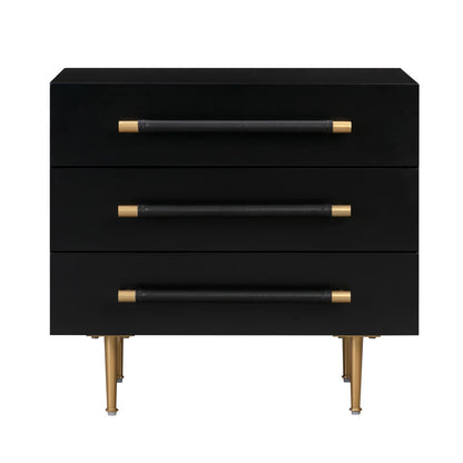 Trident Nightstand Black