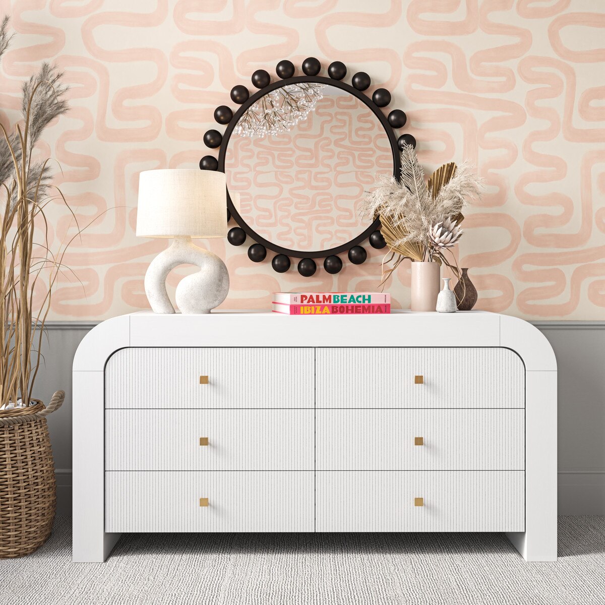 Hals Dresser Black White