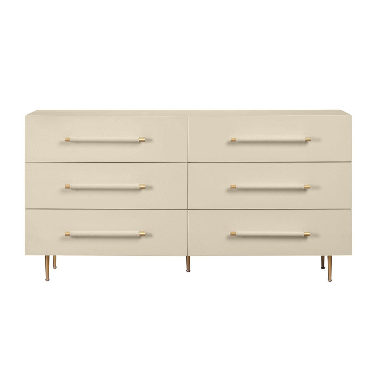 Trident 6 Drawer Dresser Taupe
