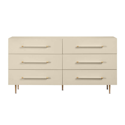 Trident 6 Drawer Dresser Taupe