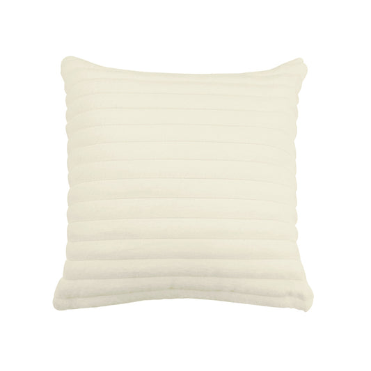 Fuzzy Cream Pillow