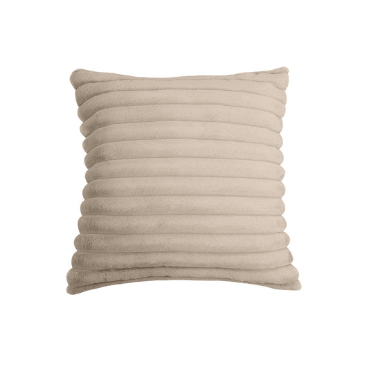 Fuzzy Taupe Pillow