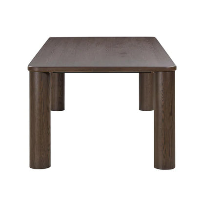 Akola Dark Oak Rectangular Dining Table