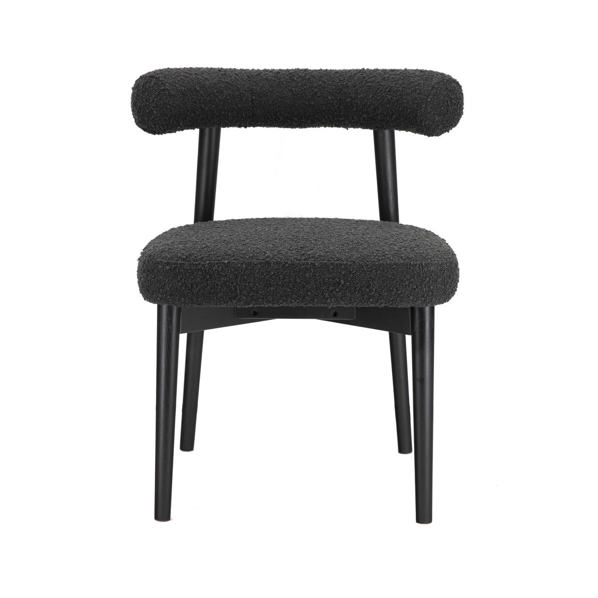 Spara Black Boucle Side Chair