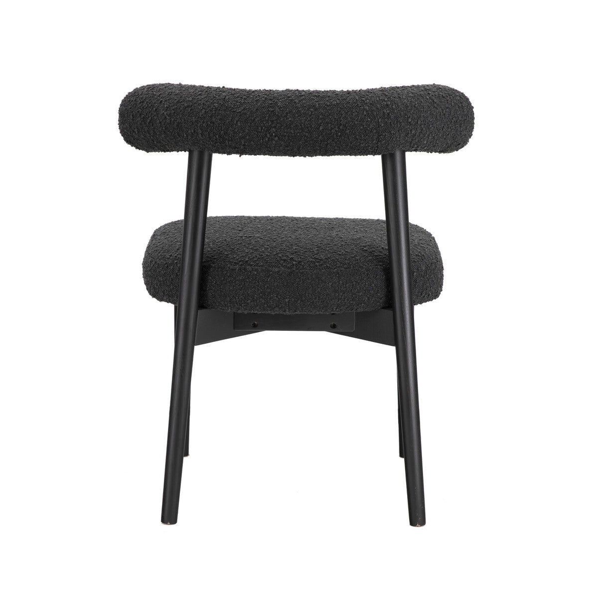 Spara Black Boucle Side Chair