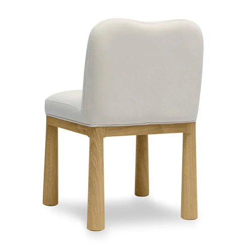 Tiara Cream Velvet Dining Chair