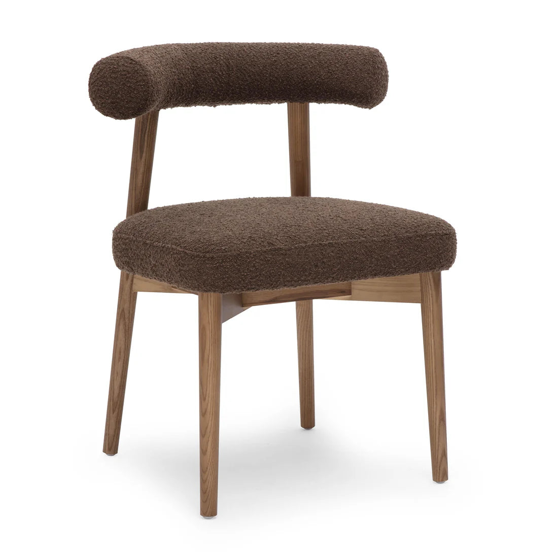 Spara Chocolate Boucle Side Chair