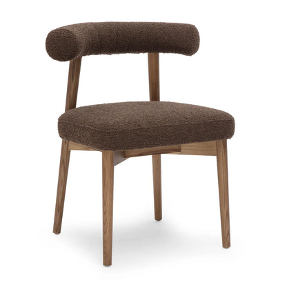 Spara Chocolate Boucle Side Chair