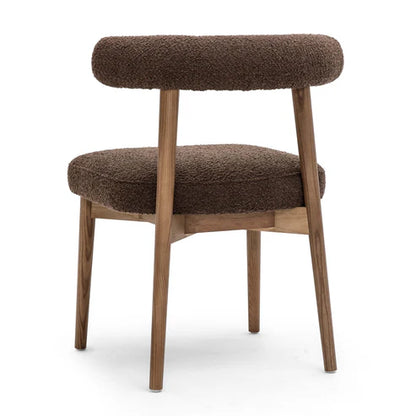 Spara Chocolate Boucle Side Chair