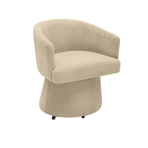 Kristen Taupe Rolling Chair