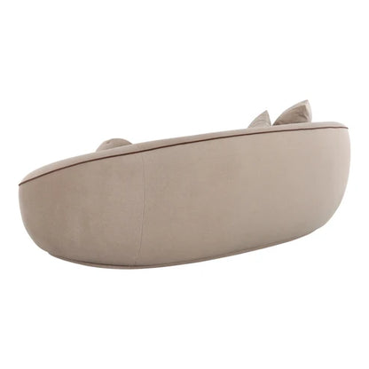 Jenny Taupe Performance Faux Mohair Sofa