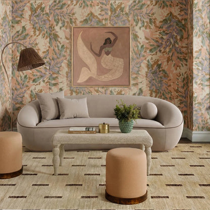 Jenny Taupe Performance Faux Mohair Sofa