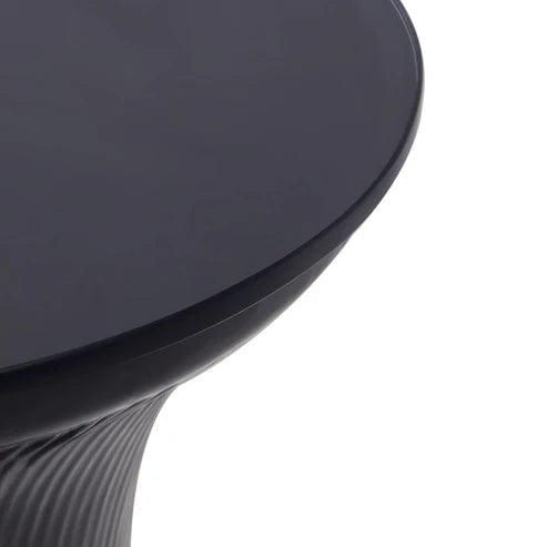 Cassandra Glass Flared Side Table