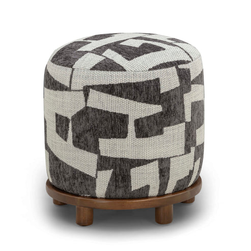 Bisou Jacquard Ottoman